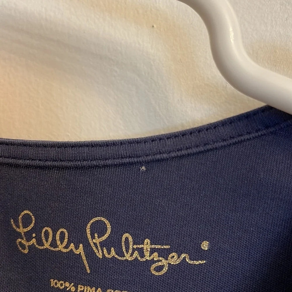 Lilly Pulitzer Brewster Dress in True Navy size XXS - Picture 6 of 9